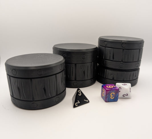 Mythic Accessories - Wooden Dice Box & Can Riser Set