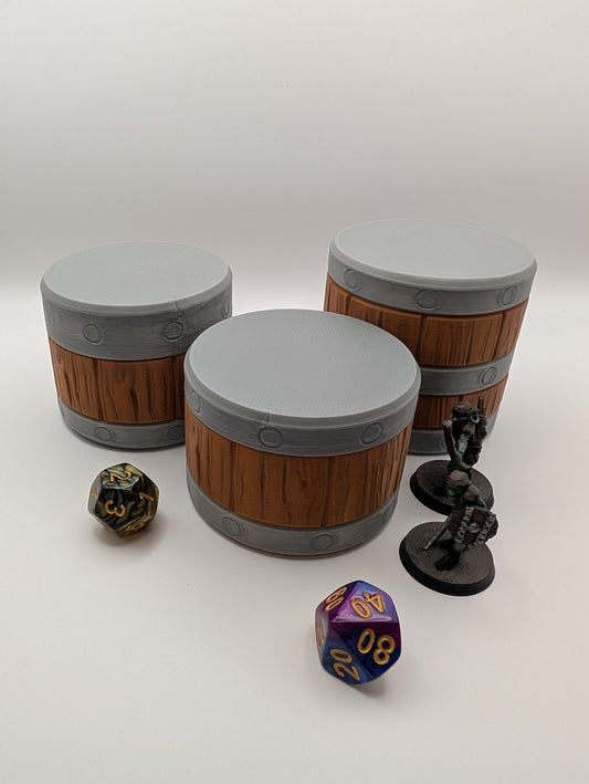 Multicolor - Wooden Dice Box & Can Riser Set