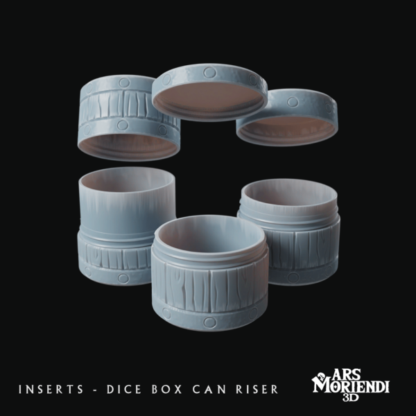 Mythic Accessories - Wooden Dice Box & Can Riser Set