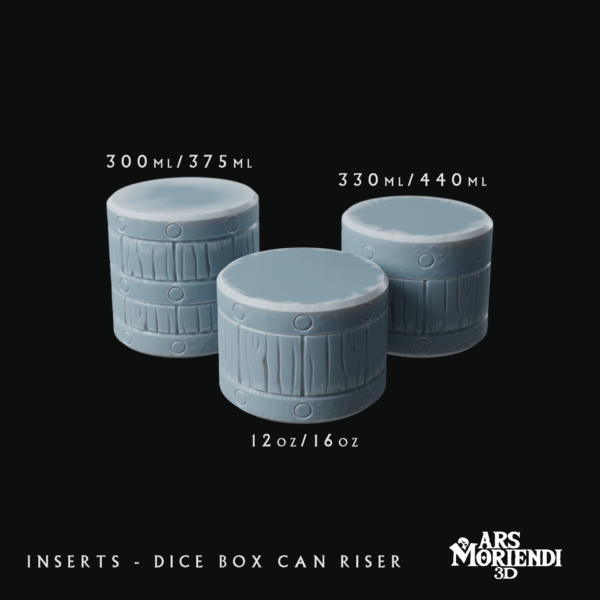 Mythic Accessories - Wooden Dice Box & Can Riser Set