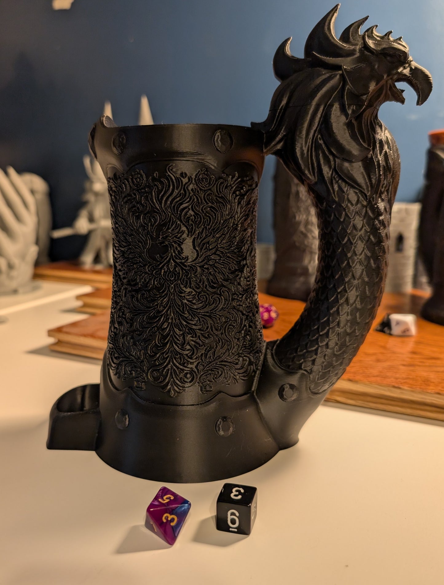 Premium Mugs - Phoenix 12oz Mug/Dice Tower