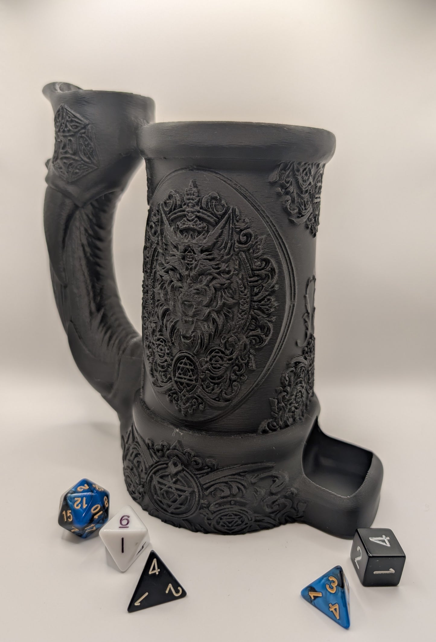 Premium Mugs - Wolf Bite 12oz Mug/Dice Tower