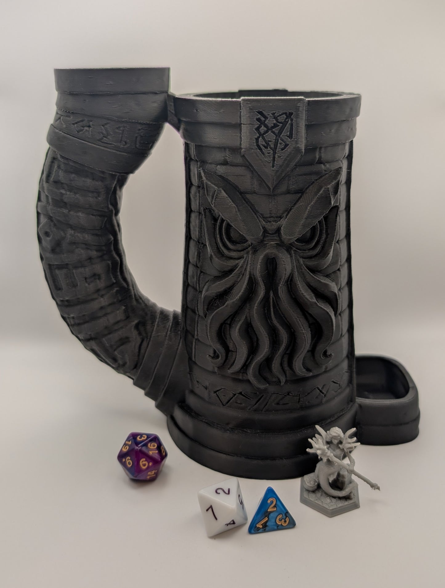 Premium Mugs - Stone Cthulhu 12oz Mug/Dice Tower