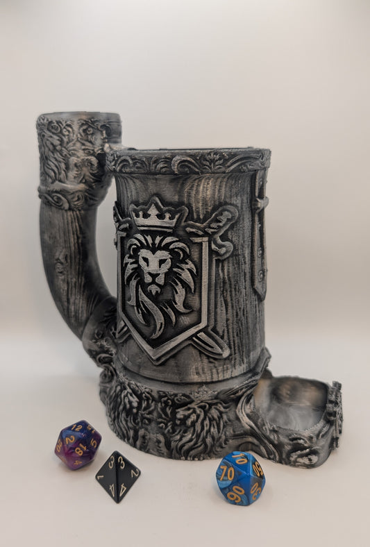 Premium Mugs - Lion Quest 12oz Mug/Dice Tower