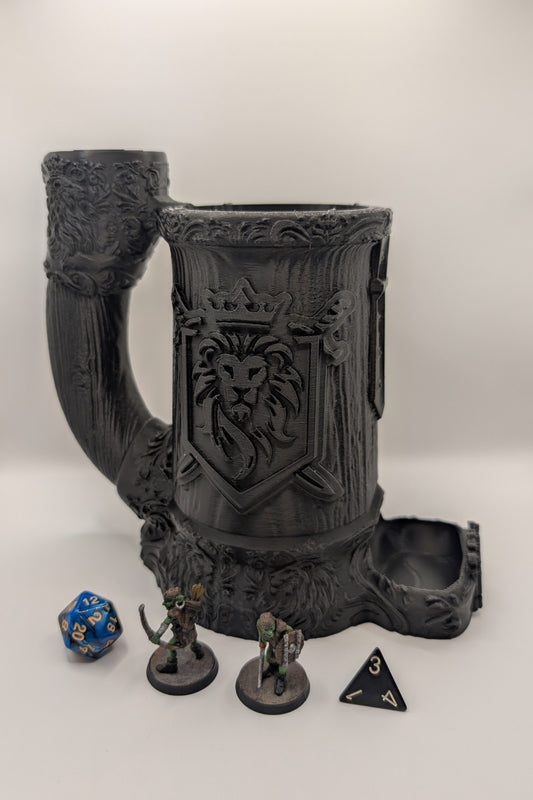Premium Mugs - Lion Quest 12oz Mug/Dice Tower