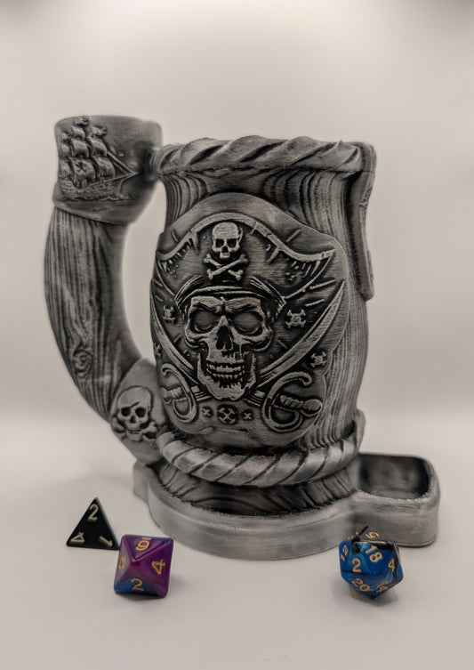 Premium Mugs - Pirate 12oz Mug/Dice Tower