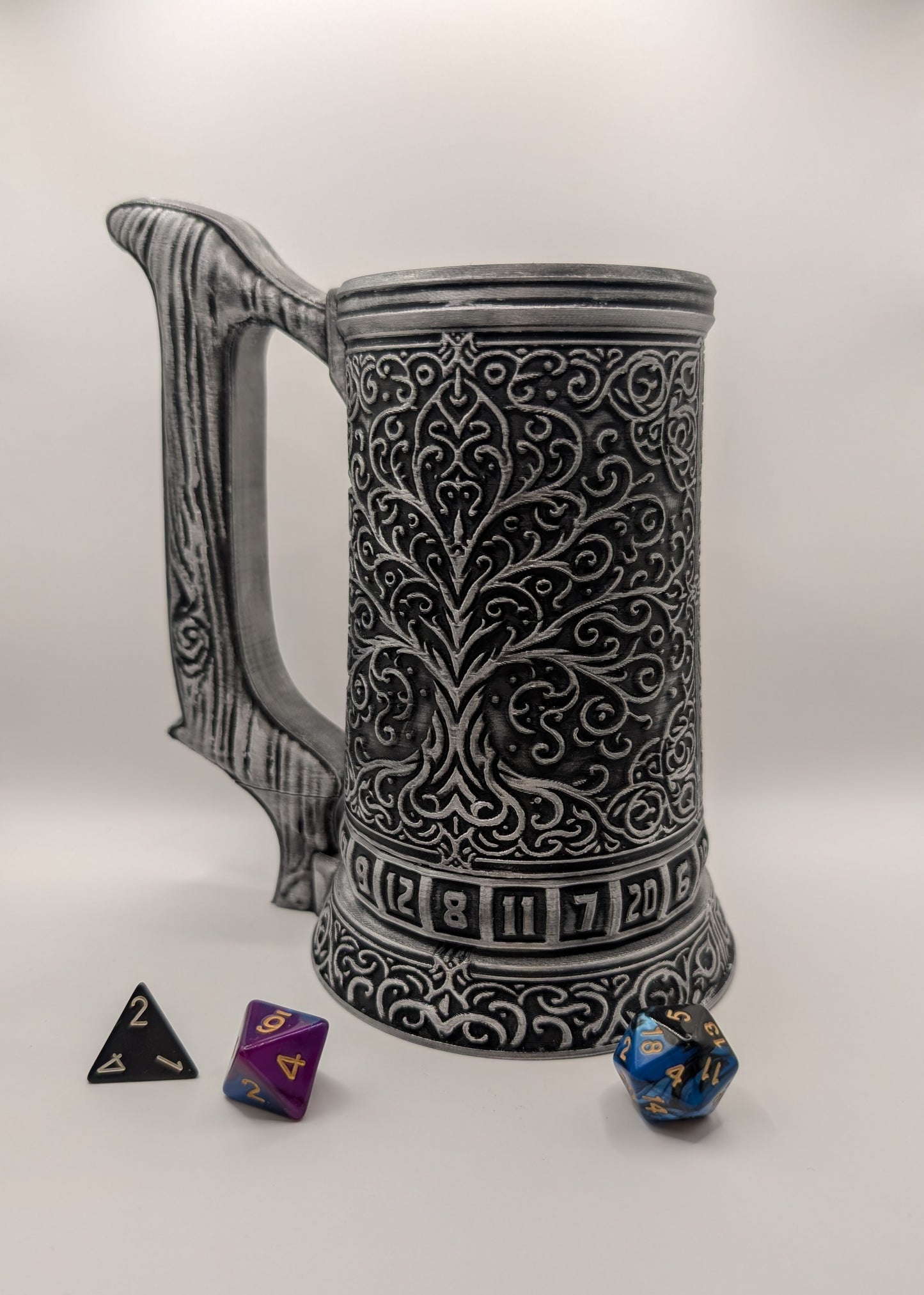 Premium Mugs - Tree Of Life 12oz w/D20 Spinner