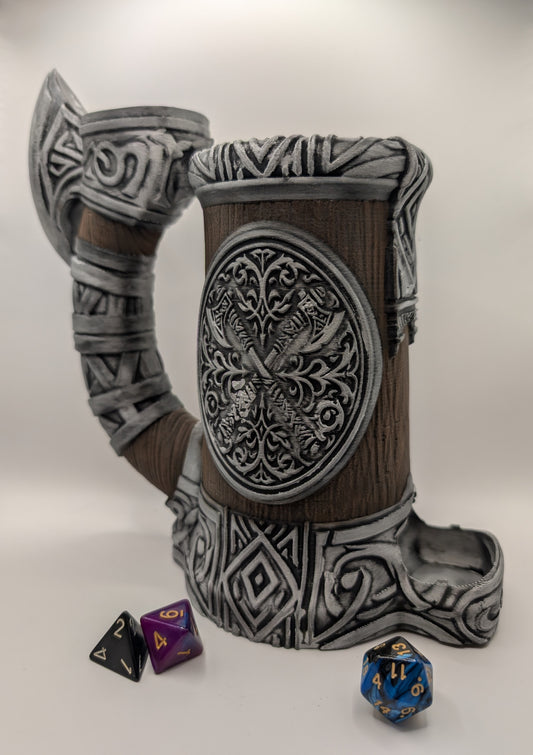 Premium Mugs - Viking Forged 12oz Mug/Dice Tower