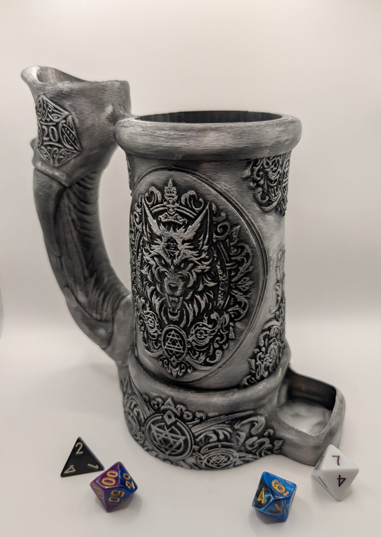 Premium Mugs - Wolf Bite 12oz Mug/Dice Tower