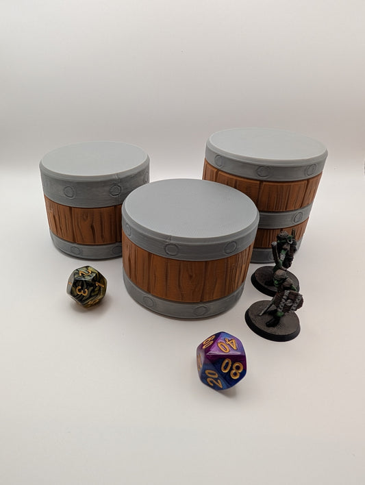Multicolor - Wooden Dice Box & Can Riser Set
